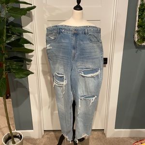 American Eagle distressed, Boyfriend jeans, size18